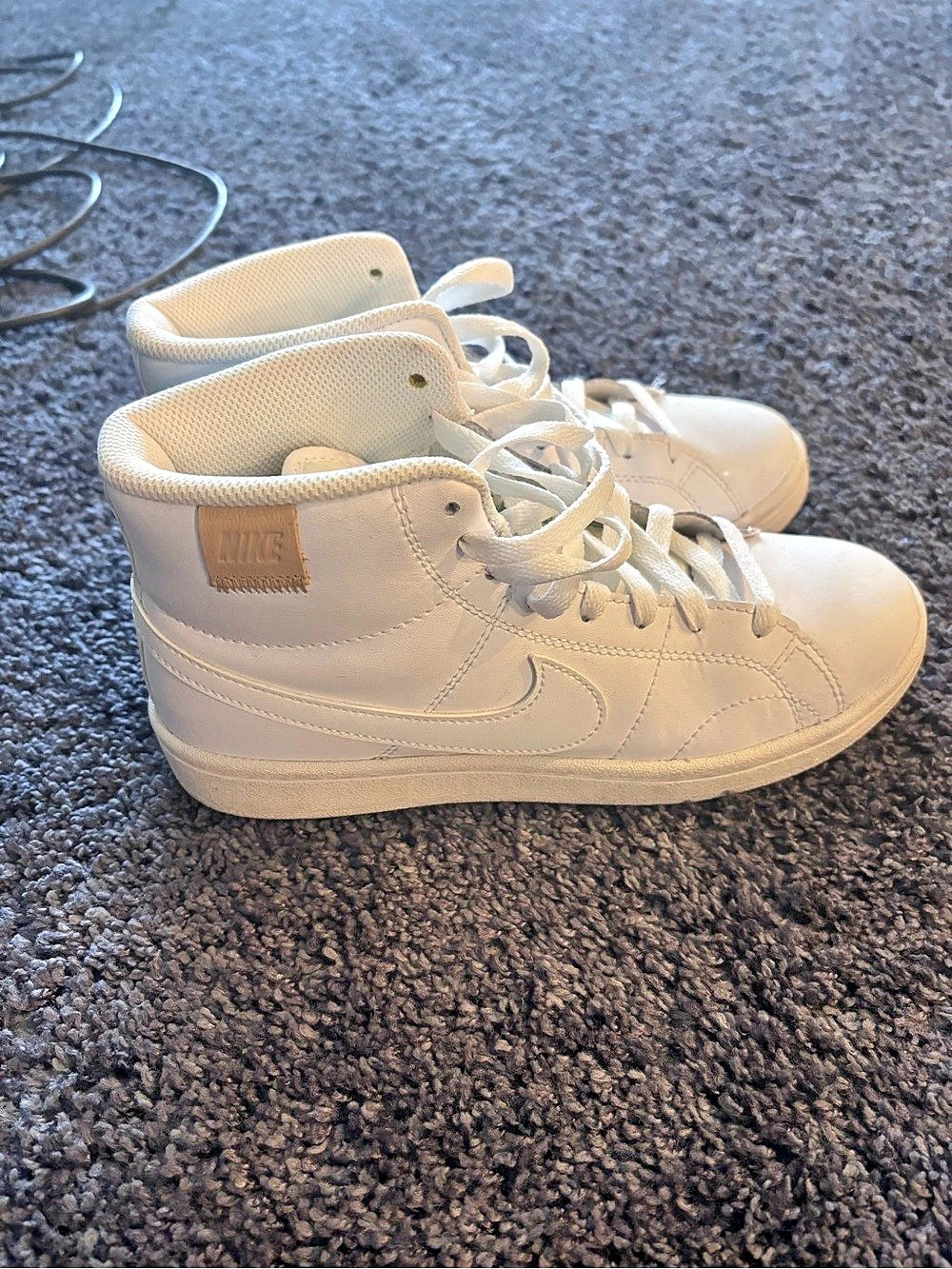 Nike Court Borough Mid 2 White High-Top Sneakers